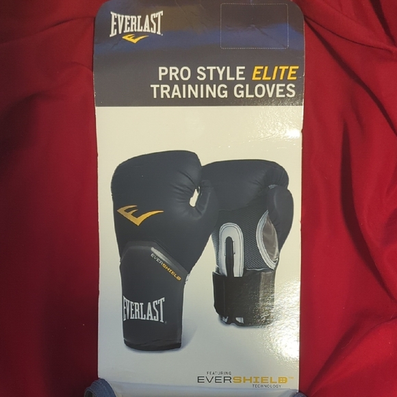 Everlast Elite Training Gloves - Black and Yellow - Picture 1 of 4